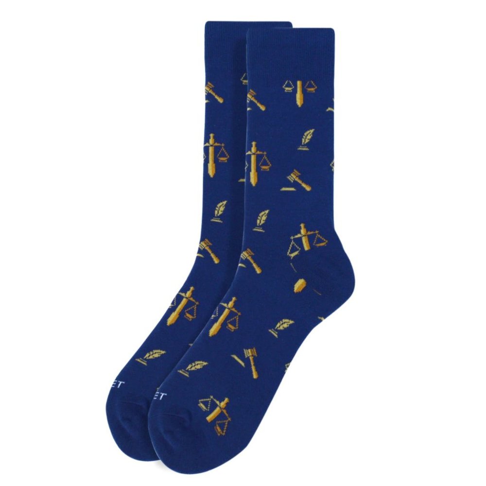 Law & Order Justice Scales of Justice Gavel Socks